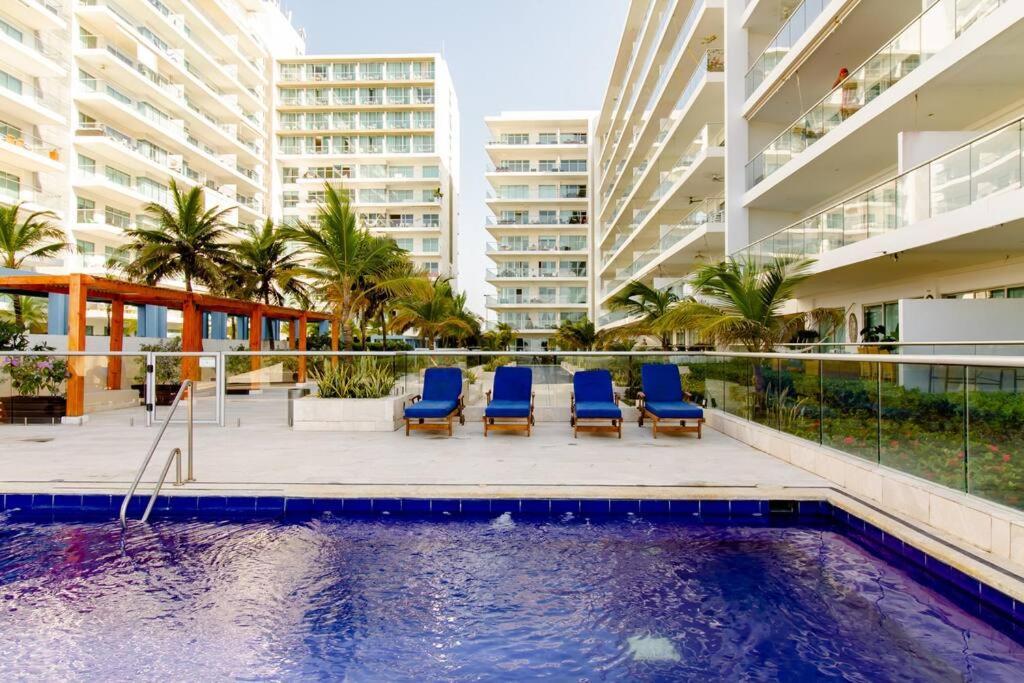Hermoso Apartamento Con Todas Las Comodidades Acceso Directo A La Playa Morros Epic Sector La Boquilla Cumple Protocolos De Bioseguridad Cartagena Eksteriør billede