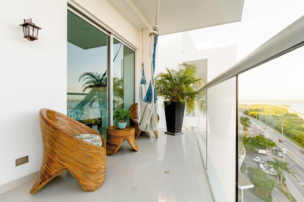 Hermoso Apartamento Con Todas Las Comodidades Acceso Directo A La Playa Morros Epic Sector La Boquilla Cumple Protocolos De Bioseguridad Cartagena Eksteriør billede